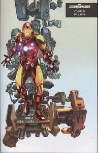 INVINCIBLE IRON MAN #2 ALLEN STORMBREAKERS VARIANT VF/NM MARVEL HOHC 2023 - Imagen 1 de 1