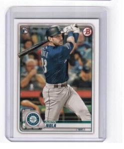 2020 Topps Bowman Paper Rookie Card # 46 Austin Nola Seattle Mariners - Picture 1 of 2