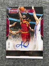 2016-17 Panini Threads Kyrie Irving Threads Signage Auto #45/99