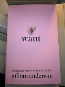 Gillian Anderson Want: Sexual Fantasies by Anonymous, HARDBACK Book - Gift Idea? - Picture 1 of 3