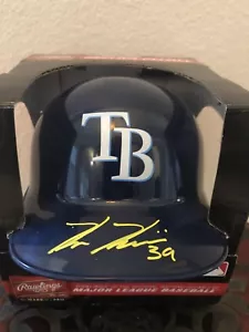 Kevin Kiermaier Autographed Signed Mini Helmet Tampa Bay Rays JSA - Picture 1 of 4