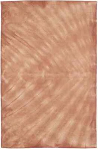 Rust Tie-Dye Design Foyer Size 5X8 Hand-Tufted Modern Rug Wool Decor Carpet - Picture 1 of 13