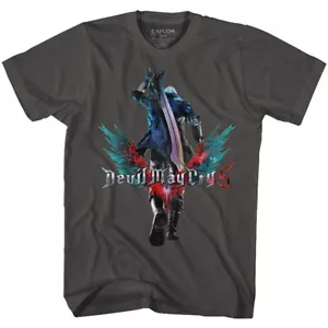 Devil May Cry 5 Videospiel Nero Walking Riesiges Schwert Herren T-Shirt Gamer Merch - Bild 1 von 5
