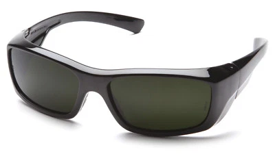PYRAMEX EMERGE IR5 SAFETY GLASSES 5.0 IR Lens with Black Frame Z87+ 1 PR
