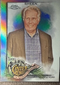 2022 Allen and Ginter Chrome Base #247 Martin Sheen Refractor - Picture 1 of 2