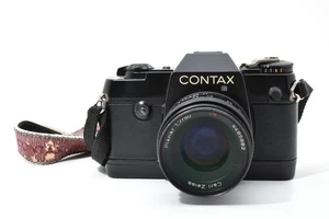 [TOP MINT] Contax 137 MA Quartz 35mm SLR Film Camera Planar 50mm F1.7 From Japan - Picture 1 of 24