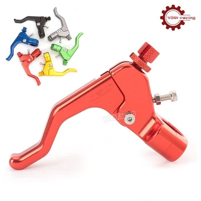 CNC Corto Acrobacias Embrague Palanca Rendimiento Cable Tirador 7/8" 1 Dedo Universal Rojo Foto 1 de 4