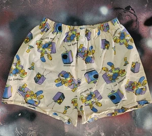 Vintage 1989 THE SIMPSONS SHORTS RARE SIMPSONS ITEM LARGE - Picture 1 of 5