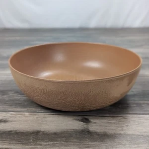 Vintage Ellingers Agatized Wood Serving Bowl #100 9-1/4” Made In Wisconsin USA - Picture 1 of 6