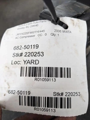 Compresor de aire acondicionado compatible con 06-15 MAZDA MX-5 MIATA 1059113 Foto 1 de 4