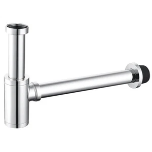 1/4" Edelstahl Röhrensiphon Siphon Syphon	Ablauf Geruchsverschluss Waschbecken - Bild 1 von 15