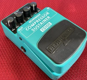 EUC Behringer CS100 Compressor Sustainer Guitar Effects Pedal - Picture 1 of 6