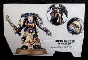 Librarian Space Marine Deathwatch Kill Team Cassius Blood Raven Codicier 40K  - Picture 1 of 2