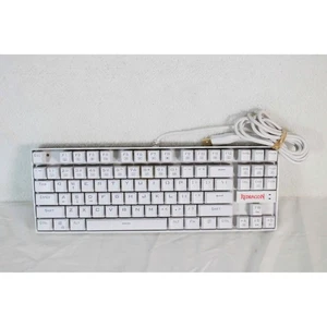 Redragon K552-WR Fizz Keyboard 60% Wired RGB Gaming Mechanical White Compact - Picture 1 of 7