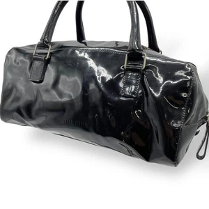 MIU MIU Mini Boston Bag Handtasche Lack Authentisch - Bild 1 von 24