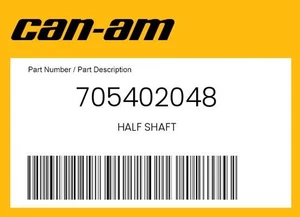 Can-Am Genuine Half Shaft - 705402048 - Picture 1 of 1