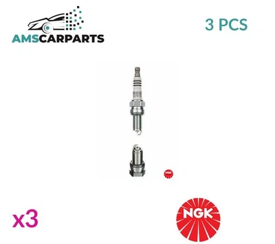 ENGINE SPARK PLUG SET PLUGS 6046 NGK 3PCS NEW OE REPLACEMENT - Image 1 of 4