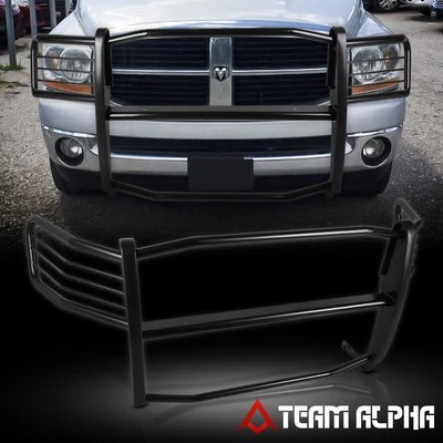Protector de rejilla de parachoques de 1,5" de acero dulce negro para Dodge Ram 1500/2500/3500 2006-2009 Foto 1 de 4