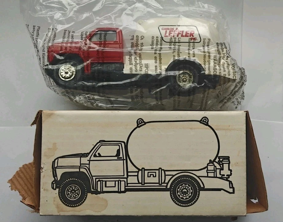 Ertl Ford F700 camión propano bloqueo banco de monedas CR Carlos Leffler escala 1/34 B691 Foto 1 de 4