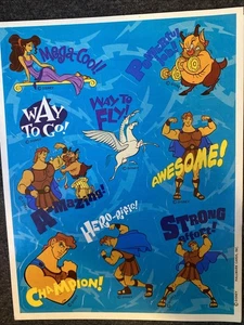 Vintage HERKULES Stickerbogen Sammelalbum Planer Basteln Sticker - Bild 1 von 3