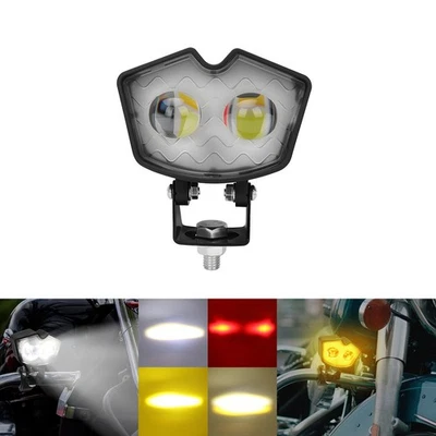 High Brightness LED Motorcycle Headlight Auxiliary Spotlights for Scooter Use - Image 1 of 4