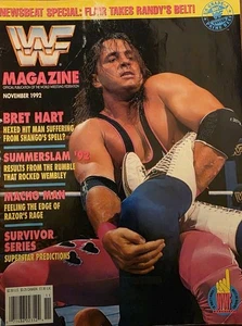 WWF Magazine November 1992 Bret "Hit Man" Hart - Picture 1 of 15