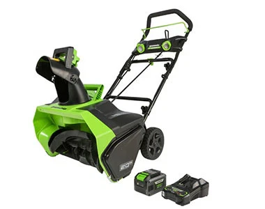 Kit Lanzador de Nieve Inalámbrico Greenworks 48V 20" Foto 1 de 1