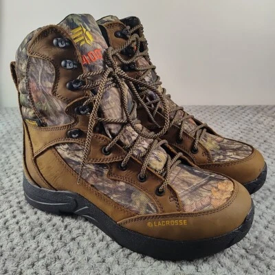 LaCrosse Men's Clear Shot 8" 400gram Insulated Hunting Boots- 10M-Mossy Oak - Image 1 of 4