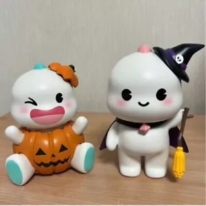 Bigo Live Official Rare GO-chan BI-chan Figure Set Limited Edition Halloween - Picture 1 of 4
