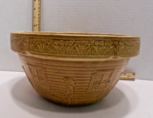 Ransbottom Pottery Mixing Bowl 10.25” Round Orange Color - Picture 1 of 5