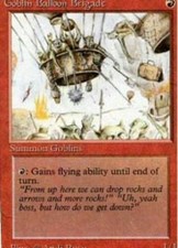Goblin Balloon Brigade Revised Edition 3rd MP MTG Magic English Red Uncommon