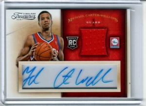 MICHAEL CARTER-WILLIAMS 2013-14 Timeless Treasures Rookie Auto Jersey RC AUTO - Picture 1 of 1