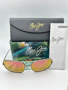 MAUI JIM Polarized Sunglasses MJ546N 14 Triton Slate Grey Maui Sunrise Titanium - Bild 1 von 6
