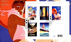 Canada Stamp #3333-FDC - Vintage Travel Posters (2022) $4.60 Official first d... - Picture 1 of 1