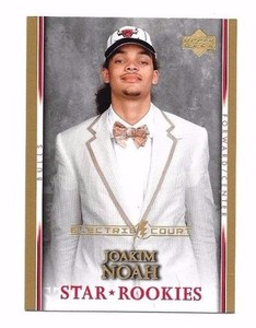 2007-08 Upper Deck Electric Court Gold Joakim Noah