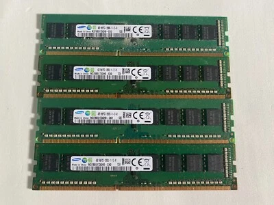 Samsung M378B5173QH0-CK0 16GB (4x4GB) PC3-12800u DDR3-1600MHz 1Rx8 Non-ECC  - Image 1 of 3