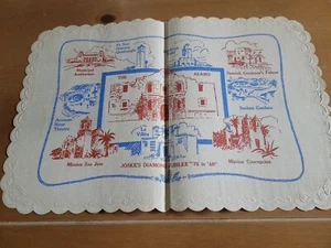 JOSKE'S of Texas Department Store 1948 75th Anniversary Paper Placemat - Picture 1 of 2