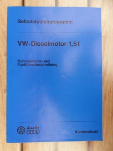 VW Selbstudienprogramm Dieselmotor 1,5L v. 1976 Konstuktions- Funktionsbeschr. - Bild 1 von 5