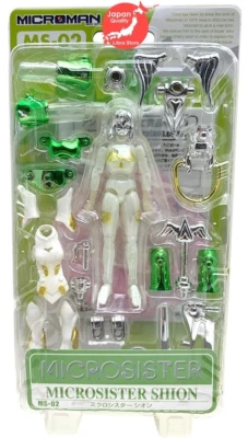 RARE Microman Microsister Shion MS-02 Action Figure 2005 from JAPAN 8.5cm 3.34" - Image 1 of 4