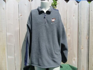 Vintage Warner Bros Studio Store Tasmanian Devil Taz 1/4 Zip Fleece Shirt XL - Picture 1 of 7