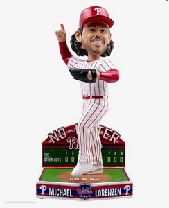Michael Lorenzen Philadelphia Phillies Bobblehead No Hitter #92/124 FOCO NIB - Picture 1 of 7