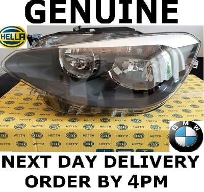 GENUINE OEM Hella BMW 1 SERIES F20 F21 Halogen Headlight Left Passenger 2011-15 - Image 1 of 4