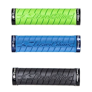 Lizard Skins MTB Lock-On Logo Grip 130MM Mountain Bike Grip- BMX -Cycling - Grip - Picture 1 of 7