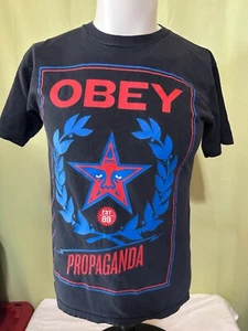 Obey Propaganda Men's Black T Shirt Size Small - Picture 1 of 3