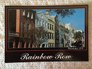 Postkarte SC Charleston Rainbow Row East Bay Street - Bild 1 von 2
