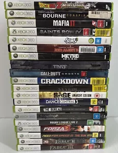 Bulk Bundle X 20 Microsoft Xbox 360 Games Forza Fable Mafia Rage Most Manuals - Picture 1 of 11