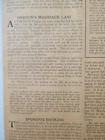 "Oregon Ehe Gesetz Sterilisation ""ungeeignet"" Geburtenkontrolle 1921 Umfrage Mag 8x12"