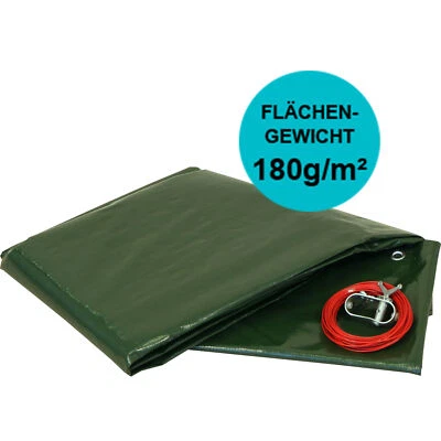 Pool Winterabdeckung 180 g/m² Winterabdeckplane RECHTECK 800 x 400 cm - Bild 1 von 2