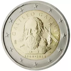 2 euro Italia 2014 fdc Galileo Galilei - Foto 1 di 1