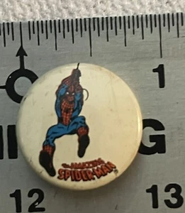 1978 The Amazing Spiderman Marvel Super Hero Pinback Pin - Bild 1 von 5